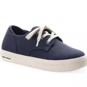 NWT Sun +‎ Stone Boys Navy Blue Canvas Sneakers Summer Vacation Classic Preppy